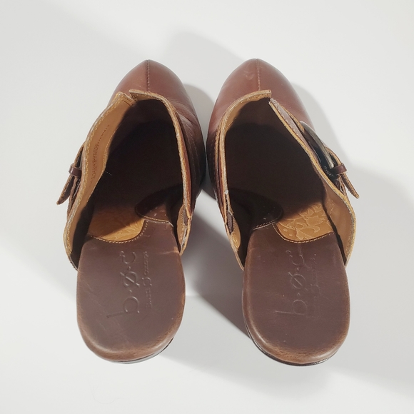 BOC Born Heeled Leather Slip on Mules sz 7 - Picture 4 of 12